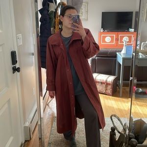 London Fog Vintage Convertible Trench Coat - 12 P